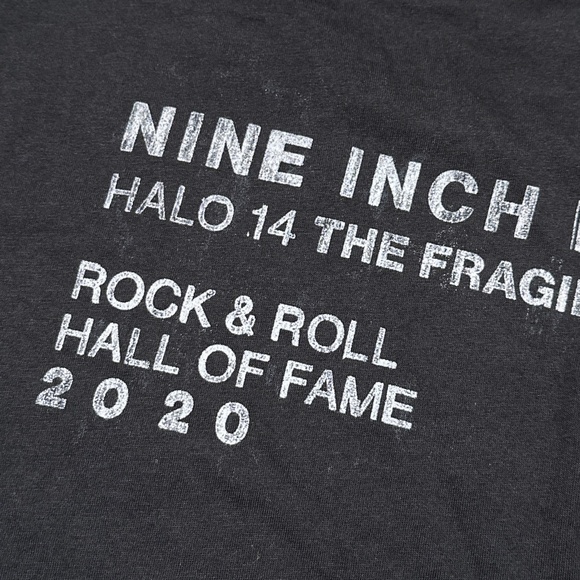 Nine Inch Nails Rock and Roll Hall of Fame 2020 Fragile Flower T Shirt Mens XL - Picture 6 of 7